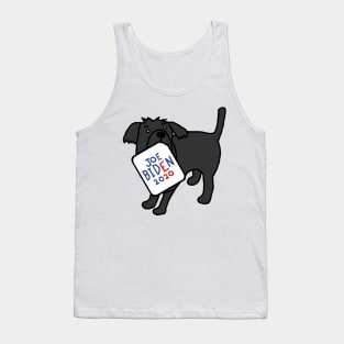 Cute Dog with Joe Biden 2020 Sign Tank Top